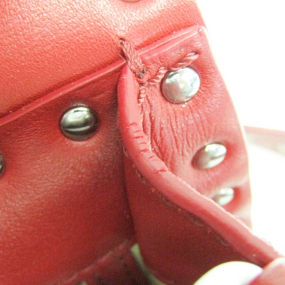 VALENTINO GARAVANI Red Leather Shoulder Bag - Picture 15 of 16